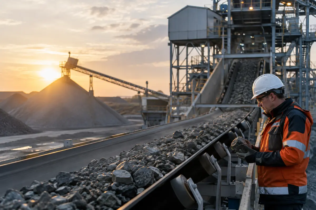 Diamond mine processing equipment