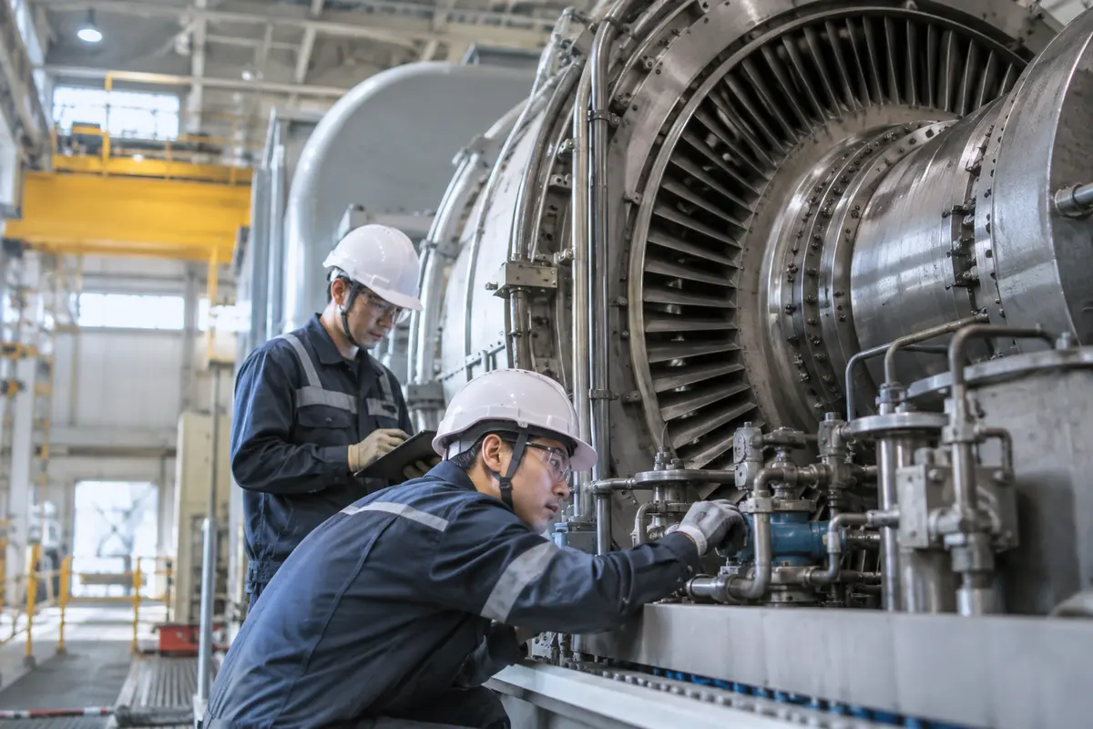 Generator maintenance in a power station