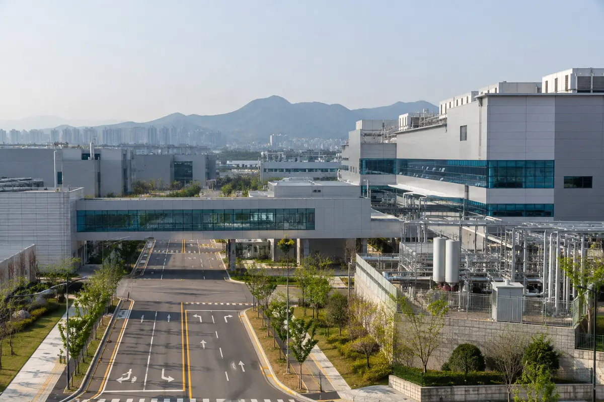 Modern industrial buildings in South Korea