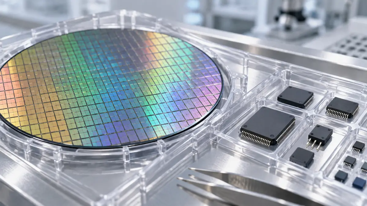Memory chips and semiconductor wafer