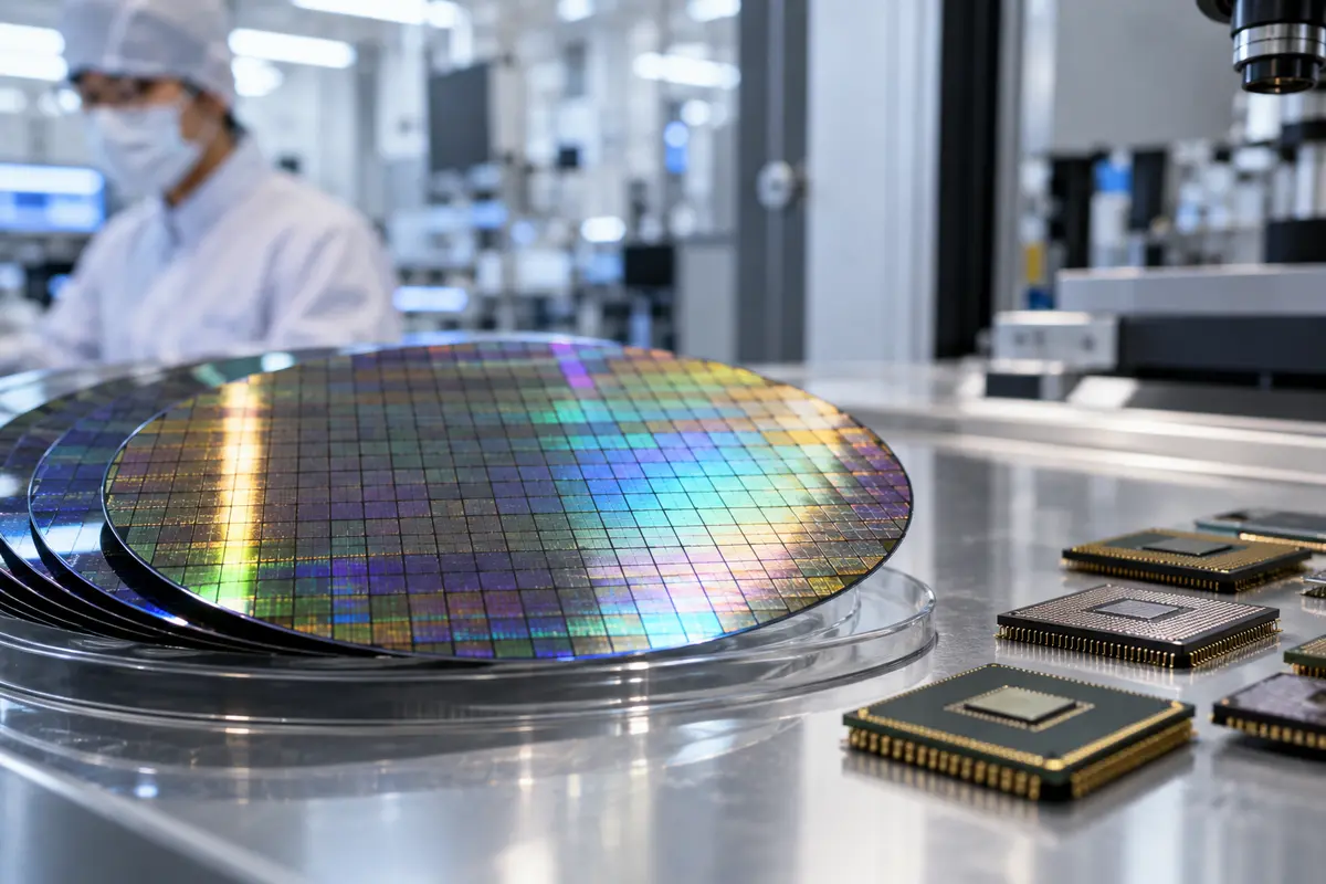 Semiconductor wafers and packaged microchips