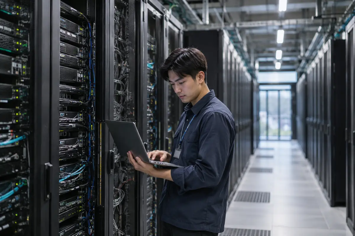 Server infrastructure supporting digital services